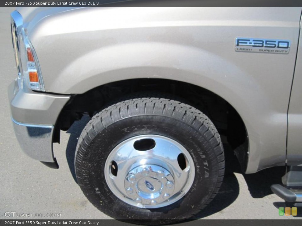 2007 Ford F350 Super Duty Lariat Crew Cab Dually Wheel and Tire Photo #37817649