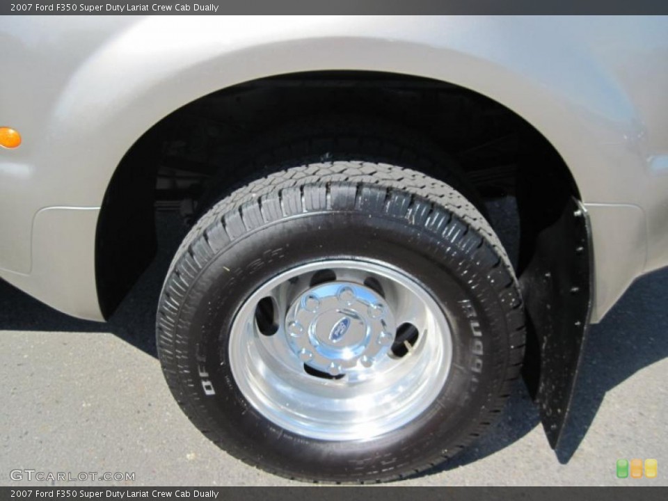 2007 Ford F350 Super Duty Lariat Crew Cab Dually Wheel and Tire Photo #37817661