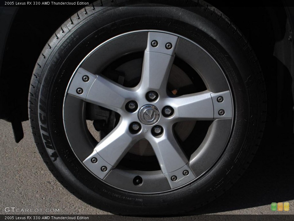 2005 Lexus RX 330 AWD Thundercloud Edition Wheel and Tire Photo #37818690