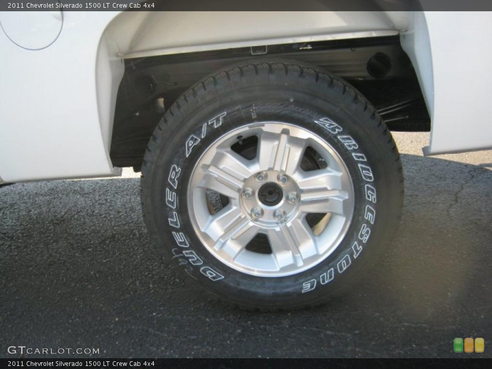 2011 Chevrolet Silverado 1500 LT Crew Cab 4x4 Wheel and Tire Photo #37819482