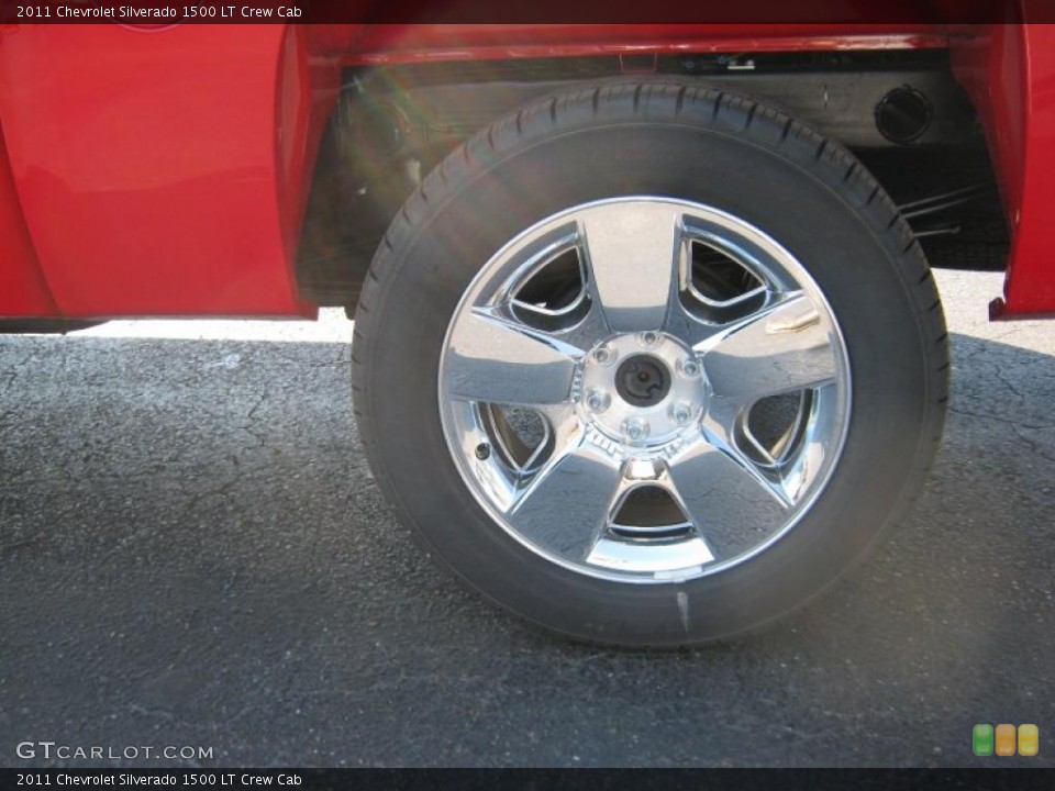 2011 Chevrolet Silverado 1500 LT Crew Cab Wheel and Tire Photo #37819814