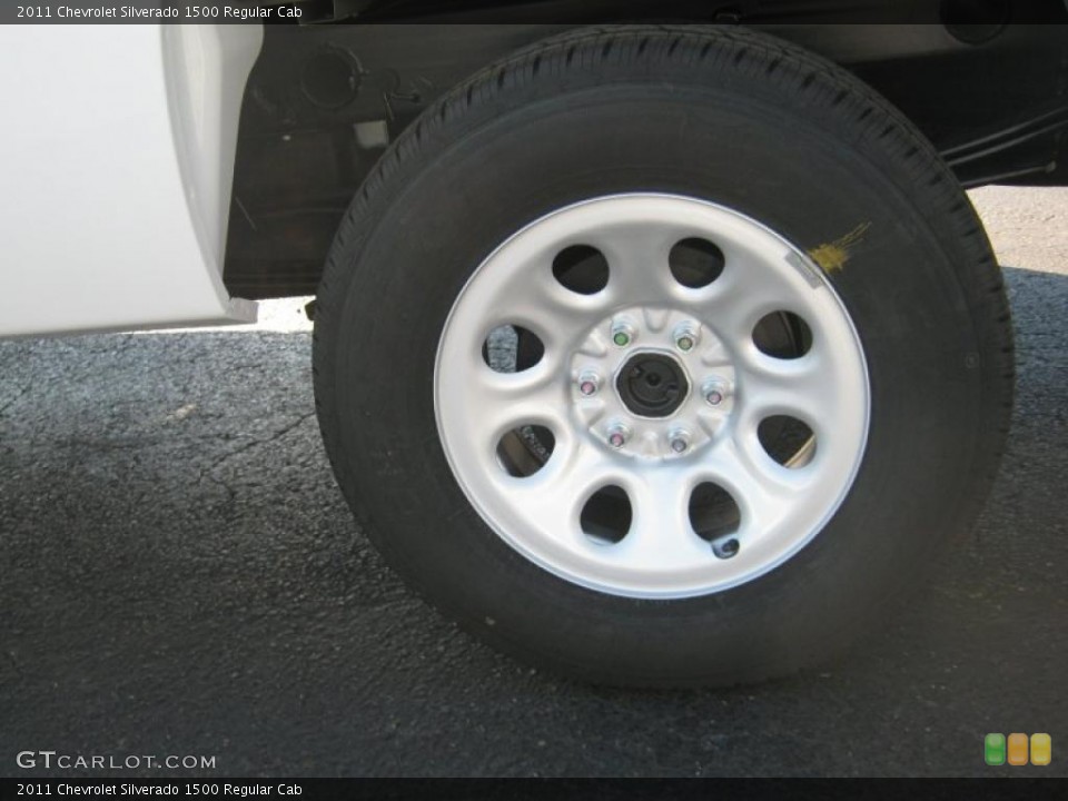 2011 Chevrolet Silverado 1500 Regular Cab Wheel and Tire Photo #37820058