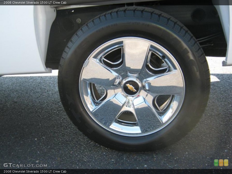 2008 Chevrolet Silverado 1500 LT Crew Cab Wheel and Tire Photo #37821694