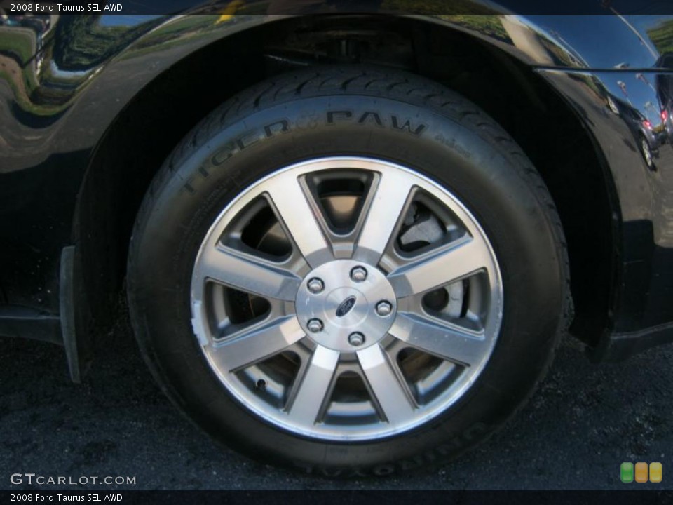 2008 Ford Taurus SEL AWD Wheel and Tire Photo #37824778