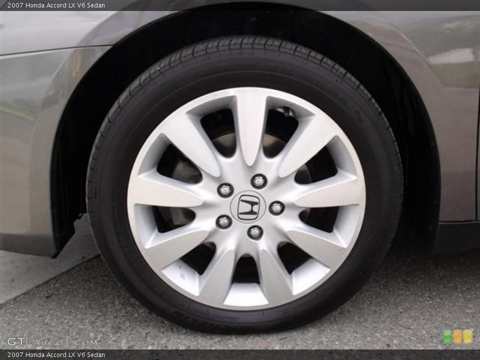 2007 Honda Accord LX V6 Sedan Wheel and Tire Photo #37825290