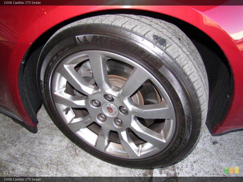 2008 Cadillac CTS Sedan Wheel and Tire Photo #37830198