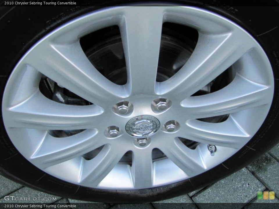 2010 Chrysler Sebring Touring Convertible Wheel and Tire Photo #37841659