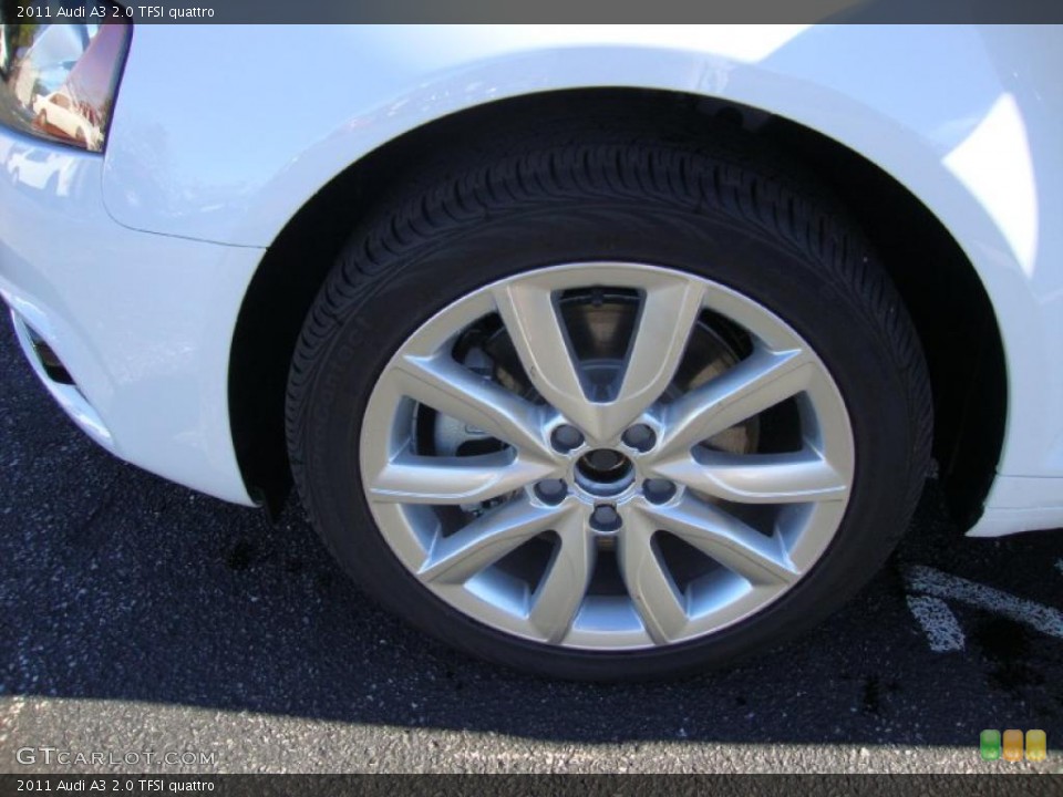 2011 Audi A3 2.0 TFSI quattro Wheel and Tire Photo #37847899