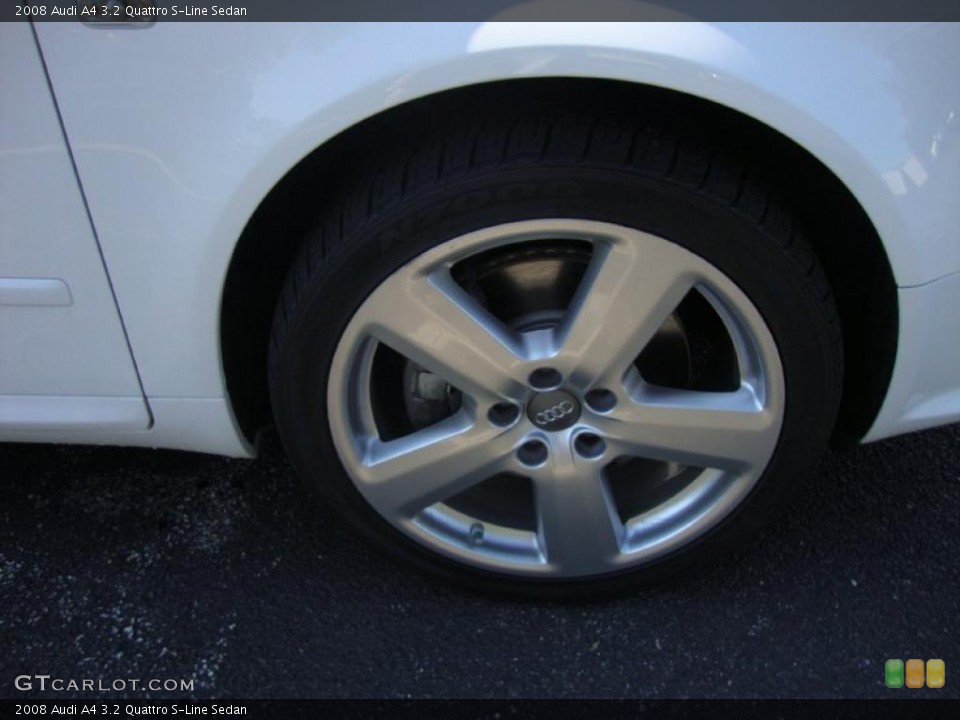 2008 Audi A4 3.2 Quattro S-Line Sedan Wheel and Tire Photo #37848443