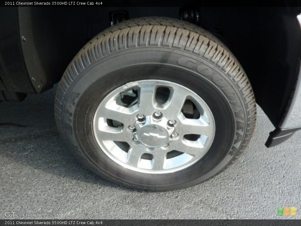 2011 Chevrolet Silverado 3500HD LTZ Crew Cab 4x4 Wheel and Tire Photo #37849331