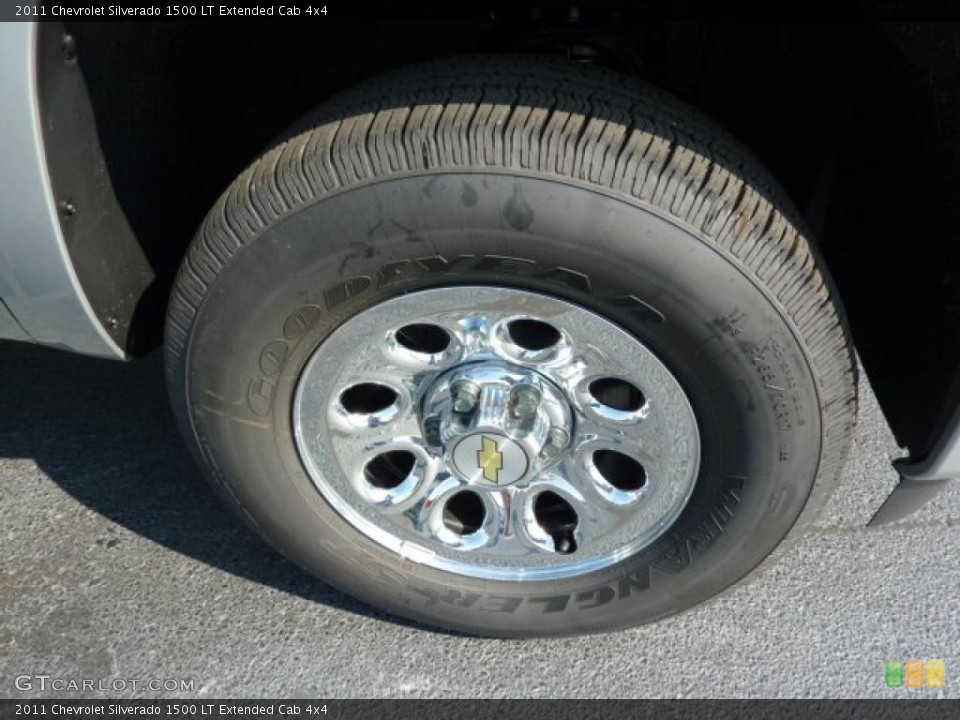 2011 Chevrolet Silverado 1500 LT Extended Cab 4x4 Wheel and Tire Photo #37850279