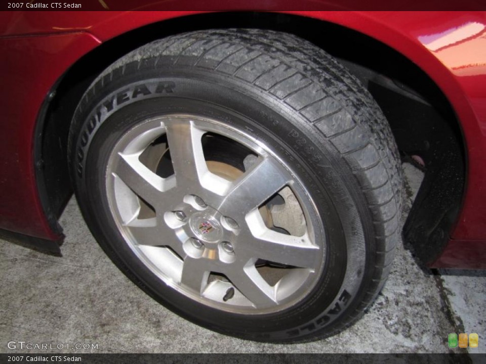 2007 Cadillac CTS Sedan Wheel and Tire Photo #37853783