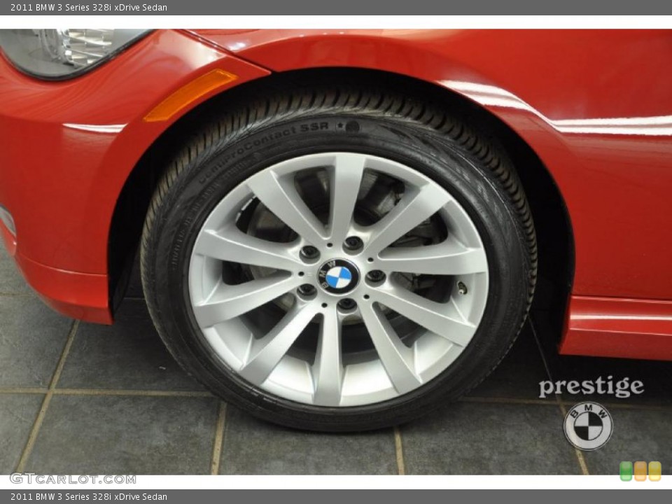 2011 BMW 3 Series 328i xDrive Sedan Wheel and Tire Photo #37860015