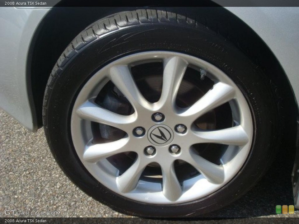 2008 Acura TSX Sedan Wheel and Tire Photo #37861203