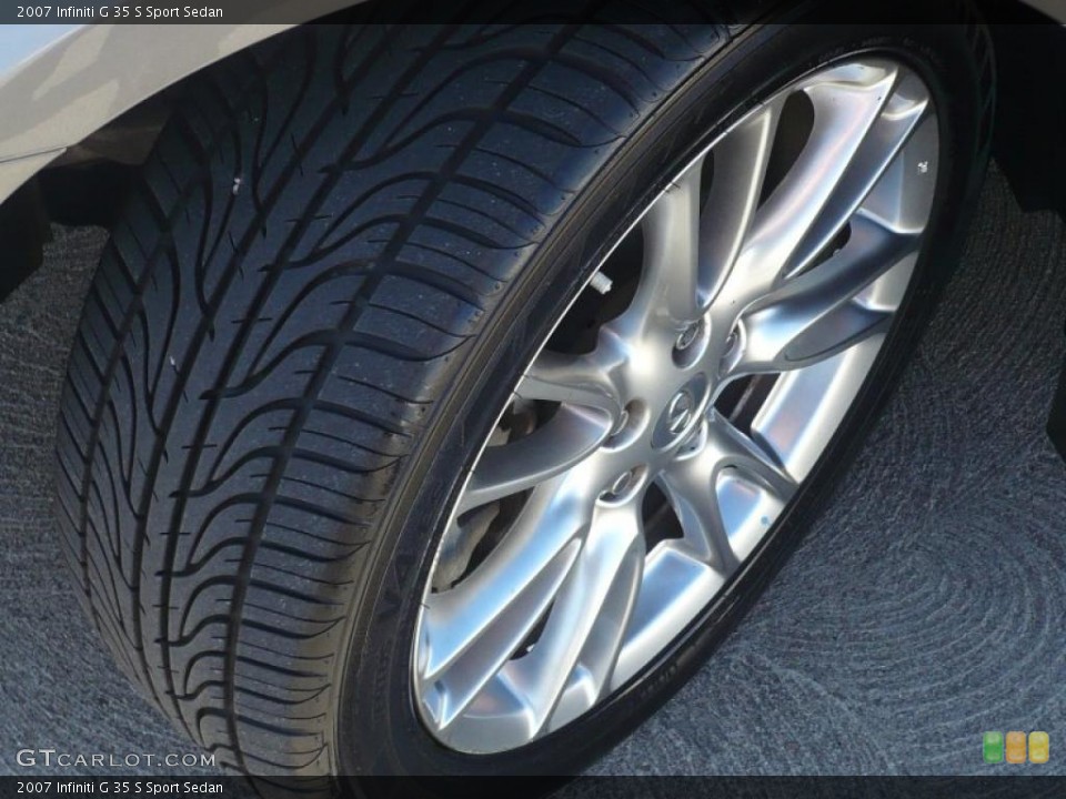 2007 Infiniti G 35 S Sport Sedan Wheel and Tire Photo #37862767
