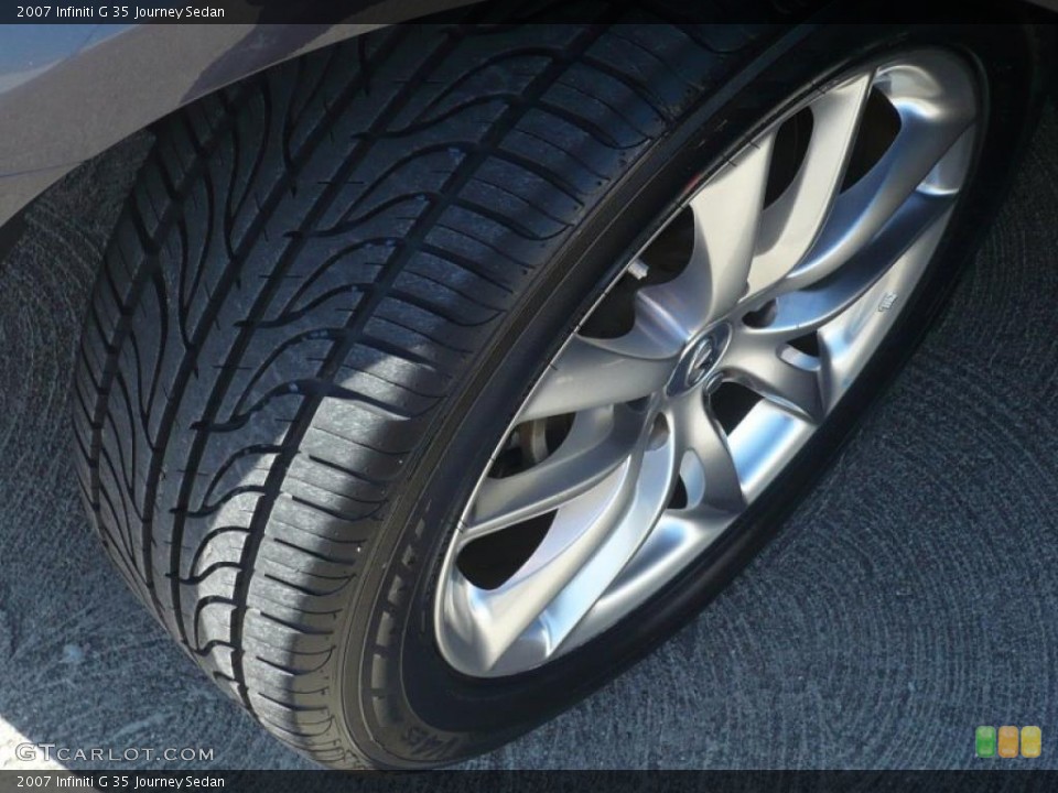 2007 Infiniti G 35 Journey Sedan Wheel and Tire Photo #37863615