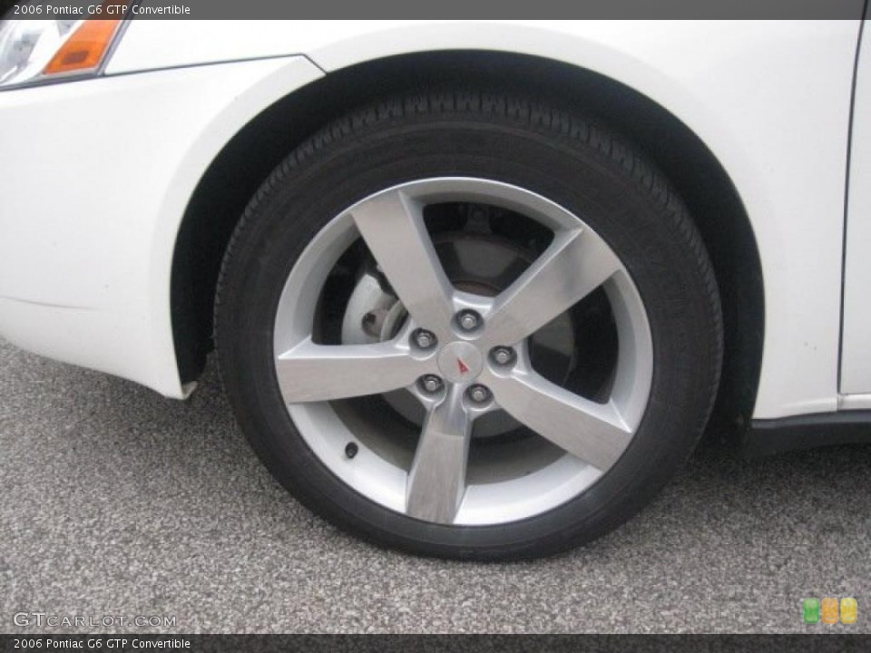 2006 Pontiac G6 GTP Convertible Wheel and Tire Photo #37863907