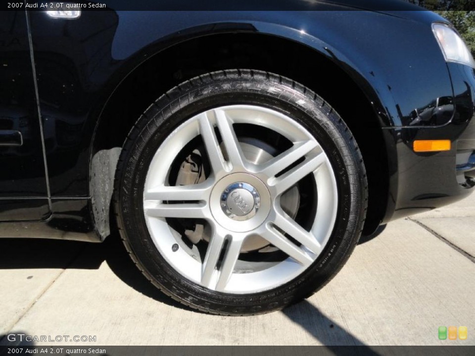 2007 Audi A4 2.0T quattro Sedan Wheel and Tire Photo #37869112