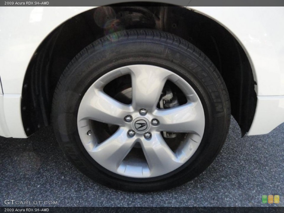 2009 Acura RDX SH-AWD Wheel and Tire Photo #37872468