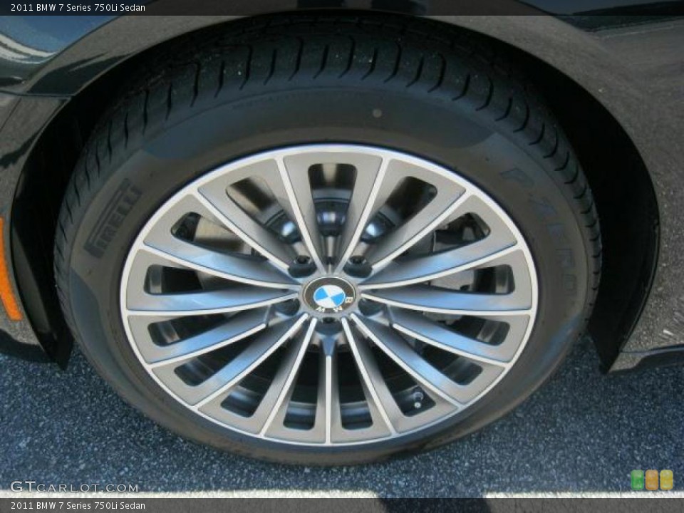 2011 BMW 7 Series 750Li Sedan Wheel and Tire Photo #37877072