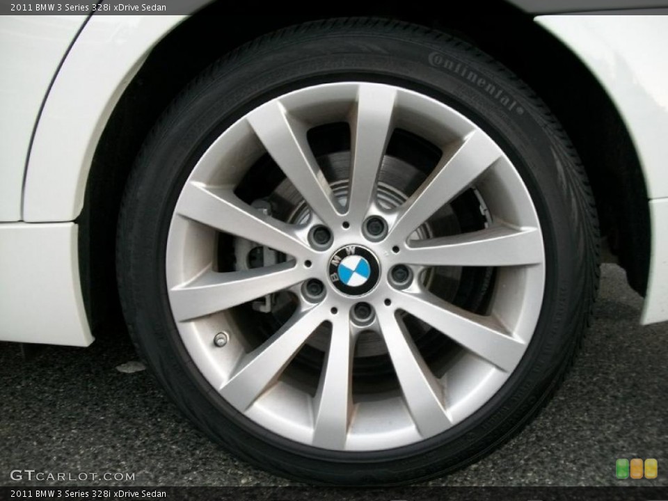 2011 BMW 3 Series 328i xDrive Sedan Wheel and Tire Photo #37881028