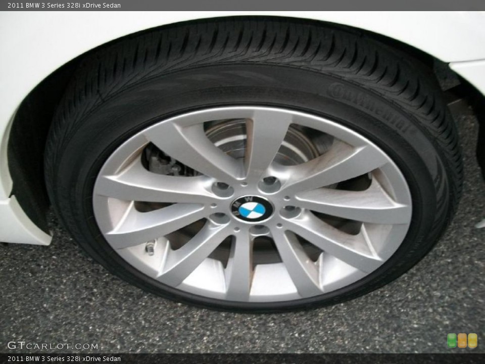 2011 BMW 3 Series 328i xDrive Sedan Wheel and Tire Photo #37881044