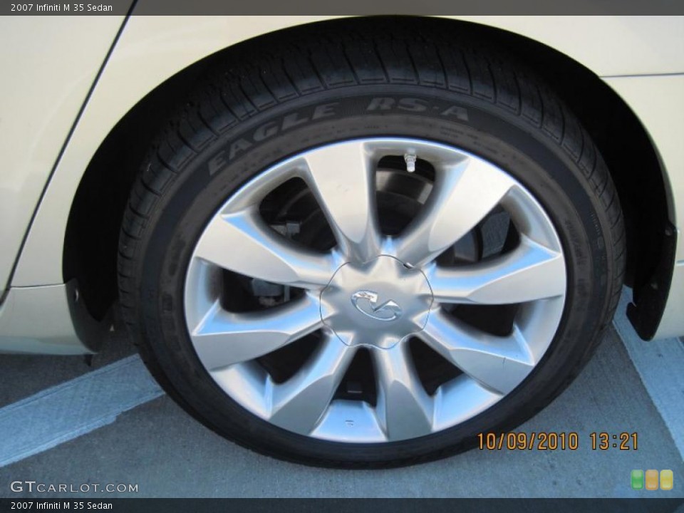 2007 Infiniti M 35 Sedan Wheel and Tire Photo #37881440