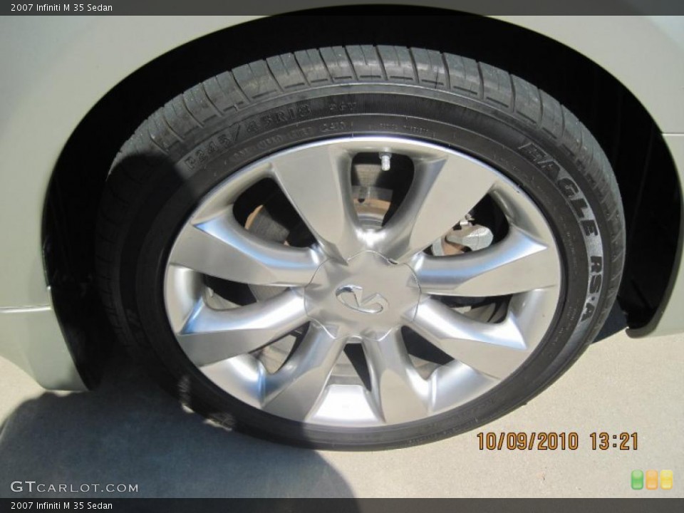 2007 Infiniti M 35 Sedan Wheel and Tire Photo #37881468