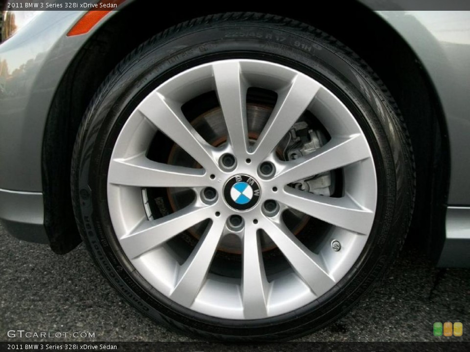 2011 BMW 3 Series 328i xDrive Sedan Wheel and Tire Photo #37881572