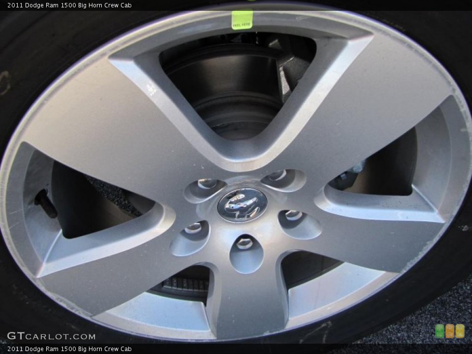 2011 Dodge Ram 1500 Big Horn Crew Cab Wheel and Tire Photo #37881748