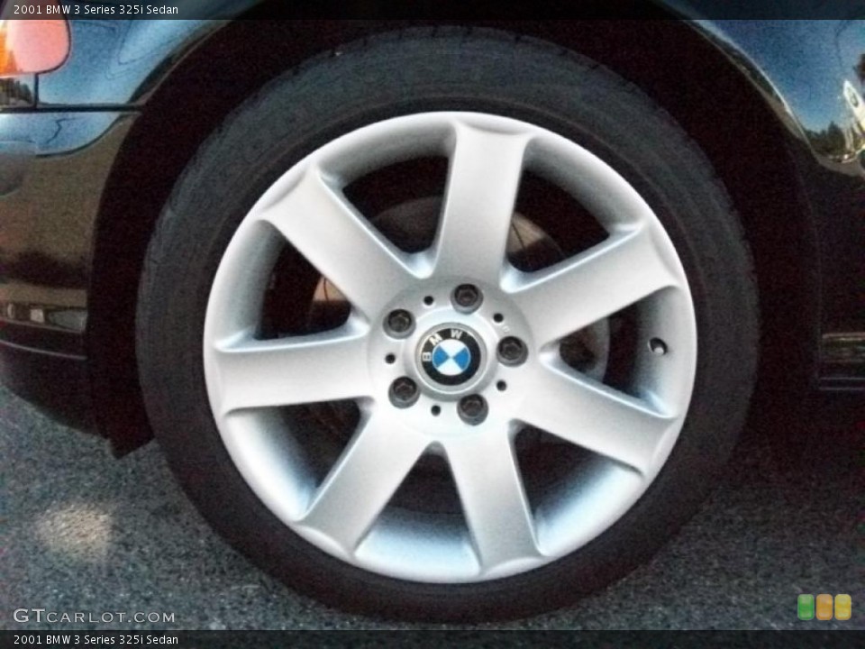 2001 BMW 3 Series 325i Sedan Wheel and Tire Photo #37884604