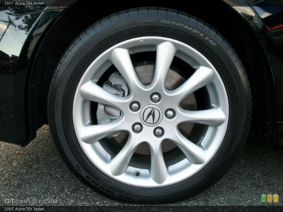 2007 Acura TSX Sedan Wheel and Tire Photo #37885700