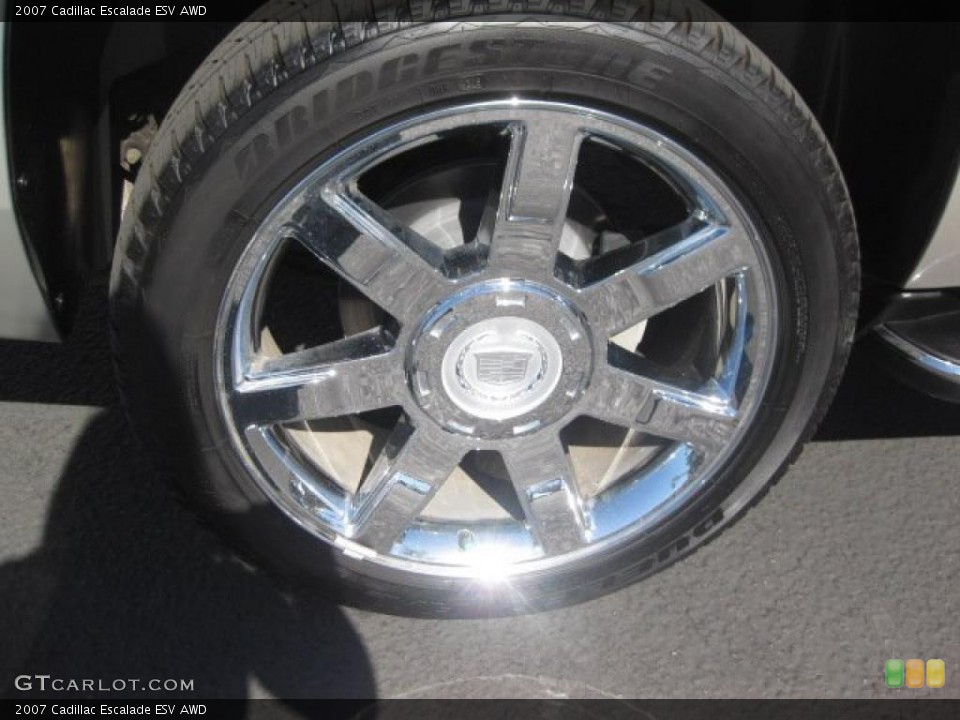 2007 Cadillac Escalade ESV AWD Wheel and Tire Photo #37886284