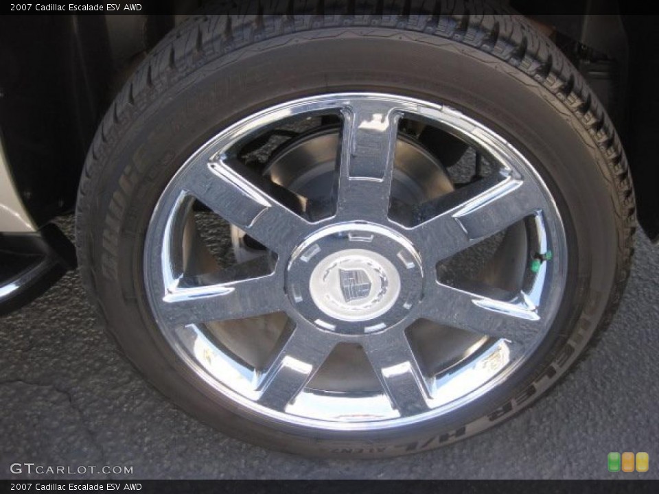 2007 Cadillac Escalade ESV AWD Wheel and Tire Photo #37886288