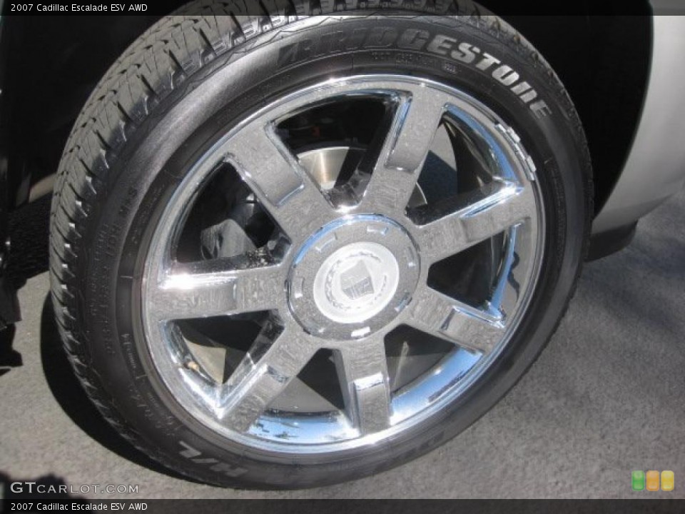 2007 Cadillac Escalade ESV AWD Wheel and Tire Photo #37886292