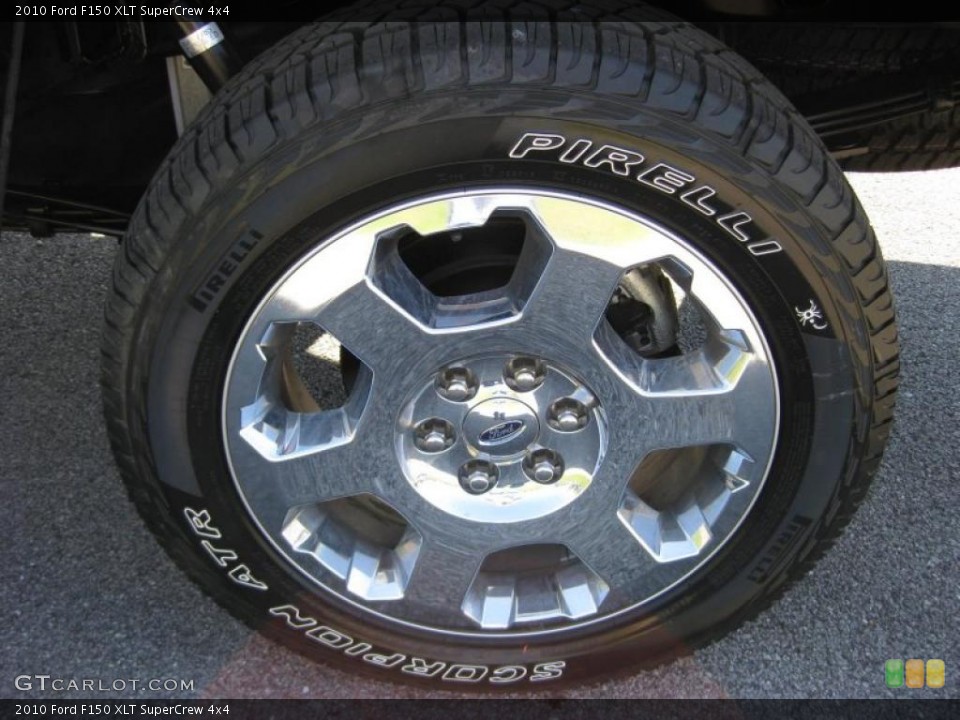 2010 Ford F150 XLT SuperCrew 4x4 Wheel and Tire Photo #37889872