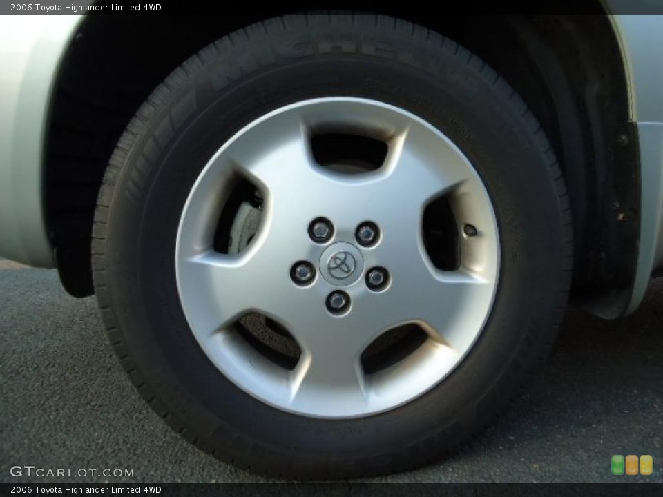 2006 Toyota Highlander Limited 4WD Wheel and Tire Photo #37890068