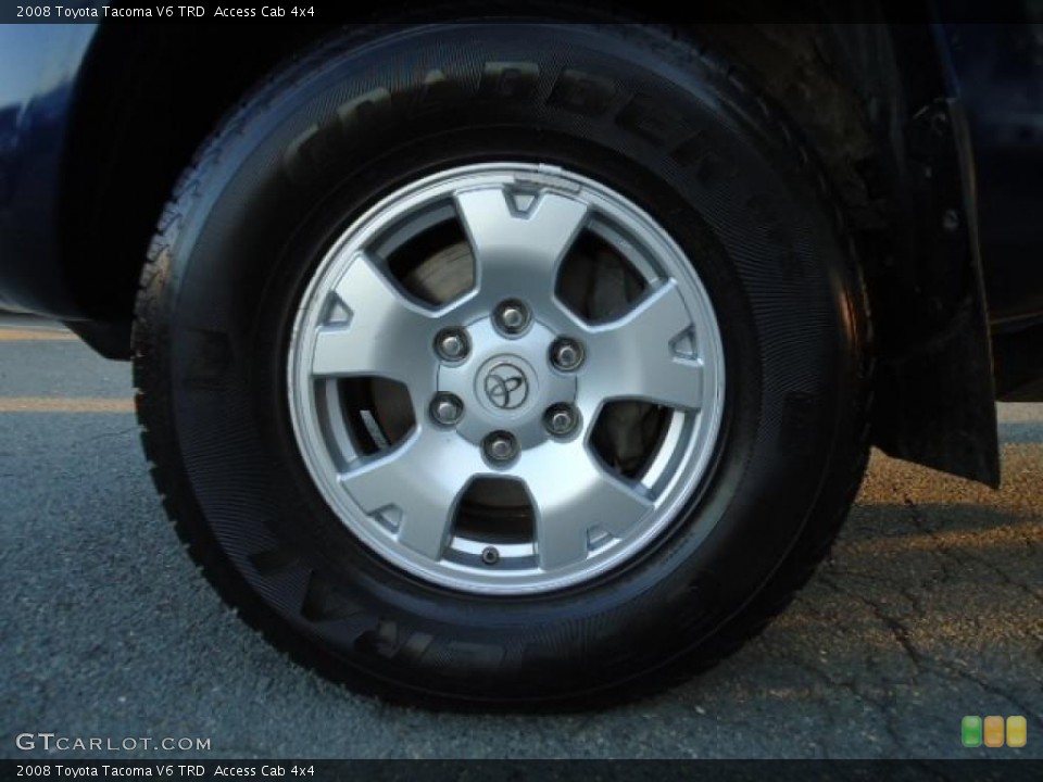 2008 Toyota Tacoma V6 TRD  Access Cab 4x4 Wheel and Tire Photo #37890372