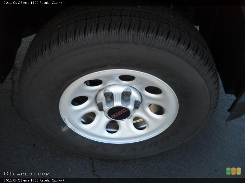 2011 GMC Sierra 1500 Regular Cab 4x4 Wheel and Tire Photo #37890732