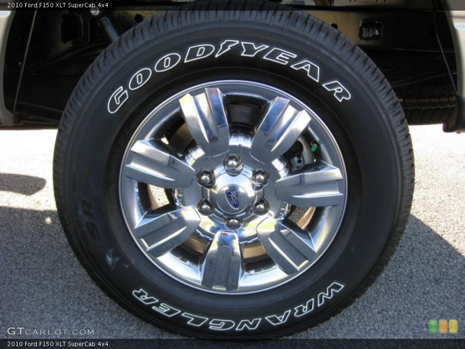 2010 Ford F150 XLT SuperCab 4x4 Wheel and Tire Photo #37891876