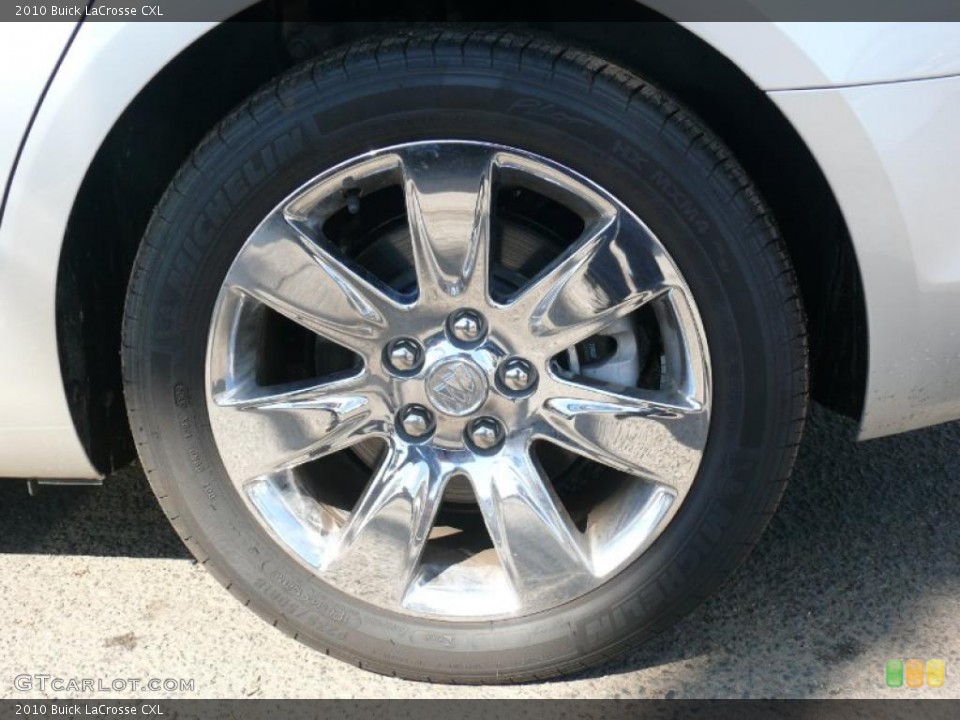 2010 Buick LaCrosse CXL Wheel and Tire Photo #37893536