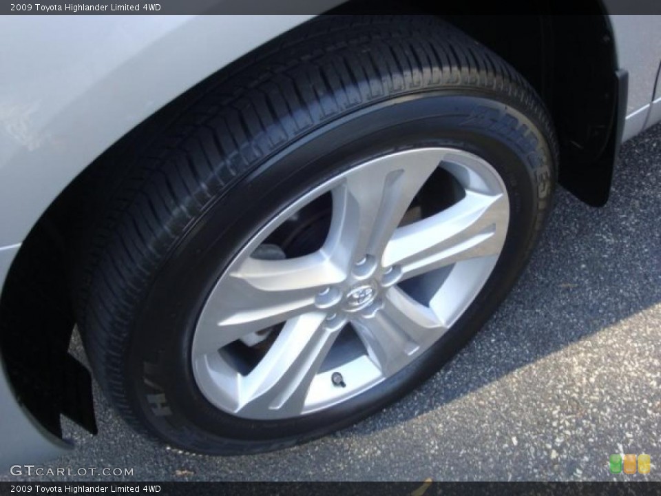 2009 Toyota Highlander Limited 4WD Wheel and Tire Photo #37894072