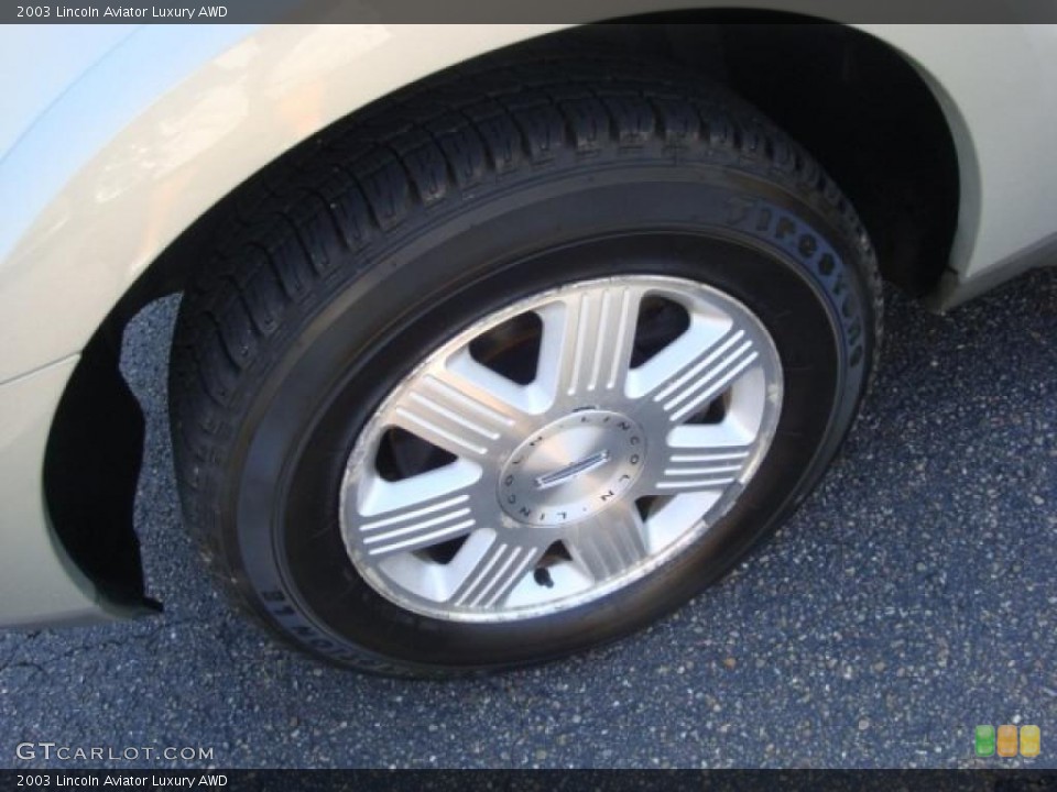 2003 Lincoln Aviator Luxury AWD Wheel and Tire Photo #37894632