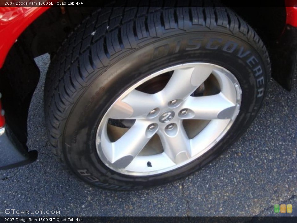2007 Dodge Ram 1500 SLT Quad Cab 4x4 Wheel and Tire Photo #37895284