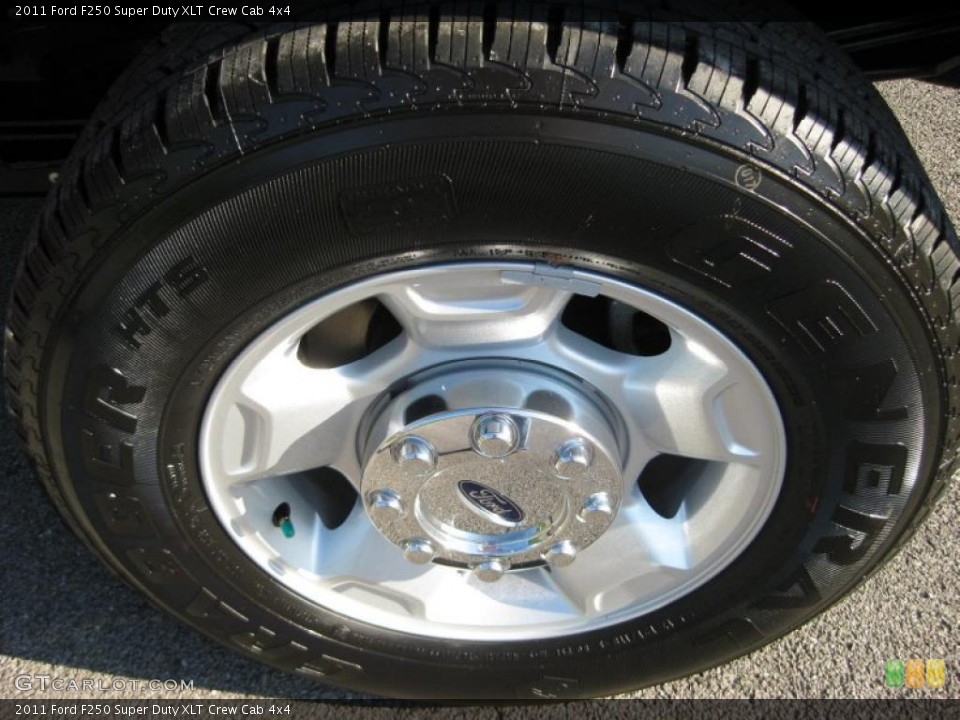 2011 Ford F250 Super Duty XLT Crew Cab 4x4 Wheel and Tire Photo #37895528