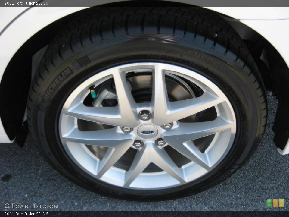 2011 Ford Fusion SEL V6 Wheel and Tire Photo #37895648