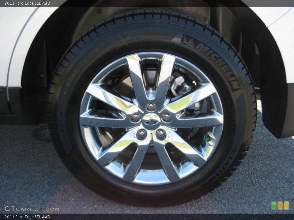 2011 Ford Edge SEL AWD Wheel and Tire Photo #37895760