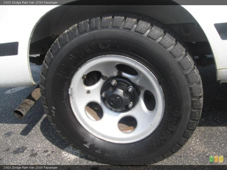 2003 Dodge Ram Van 1500 Passenger Wheel and Tire Photo #37902087