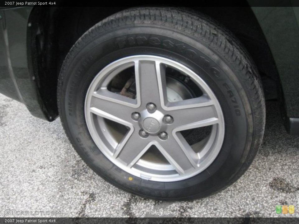 2007 Jeep Patriot Sport 4x4 Wheel and Tire Photo #37902427