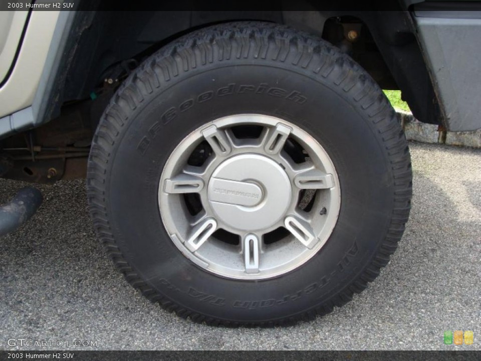 2003 Hummer H2 SUV Wheel and Tire Photo #37909181